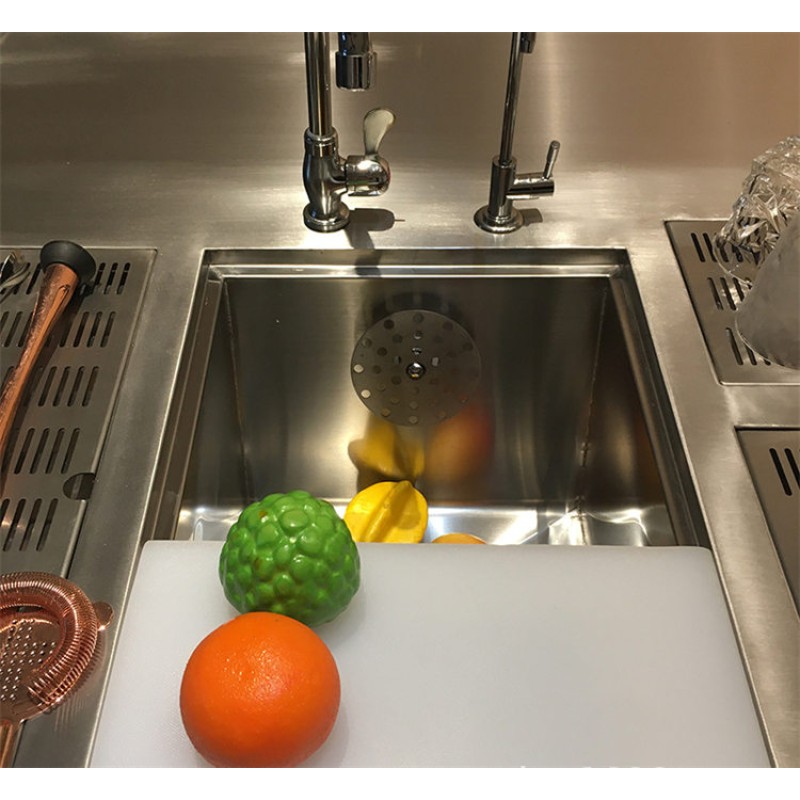 Cocktail Station Manufacturer - Newest Stainless Steel Bartender Serving Counter