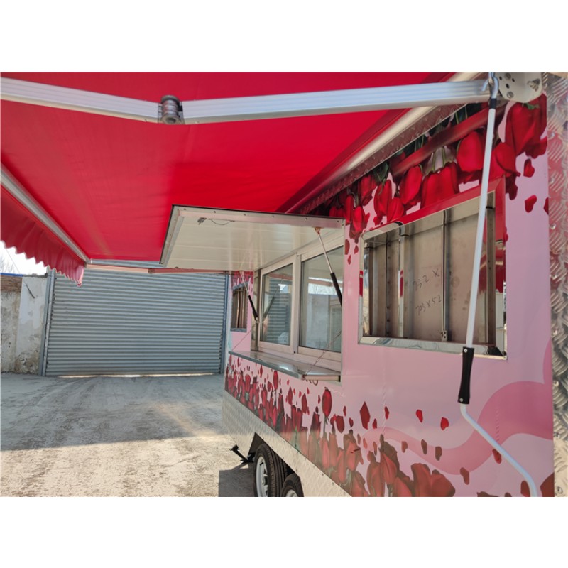 Food Trailer Factory - Custom Burger Bakery Outdoor Trailer with Kitchen