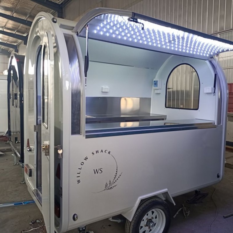 Food Trailer Manufacturer - Mini Round Mobile Street Food Truck for Sale