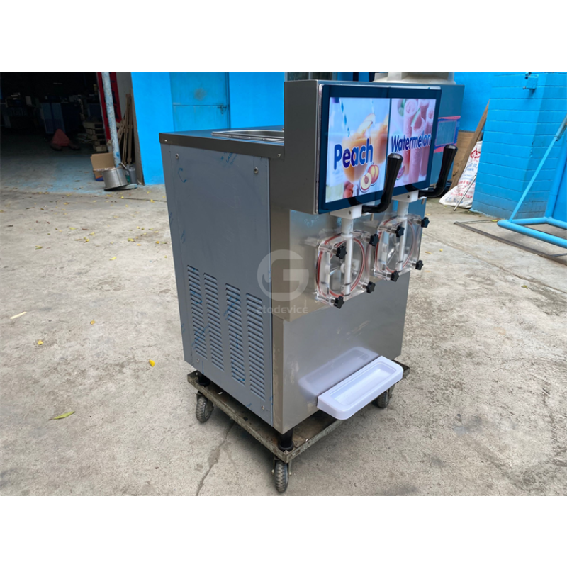 Frozen Drink Factory - Commercial Double Tank Slushy Granita Machine