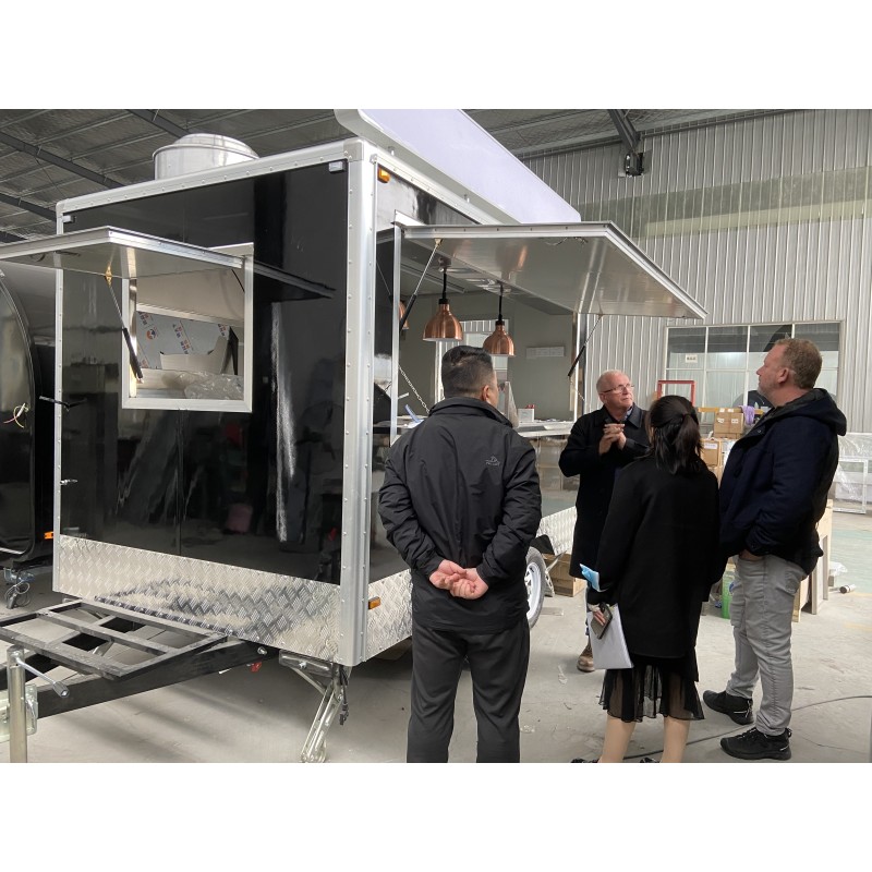 Food Cart Factory - New Arrivals 8.2ft Snack Burger Hot Dog Cart Australia