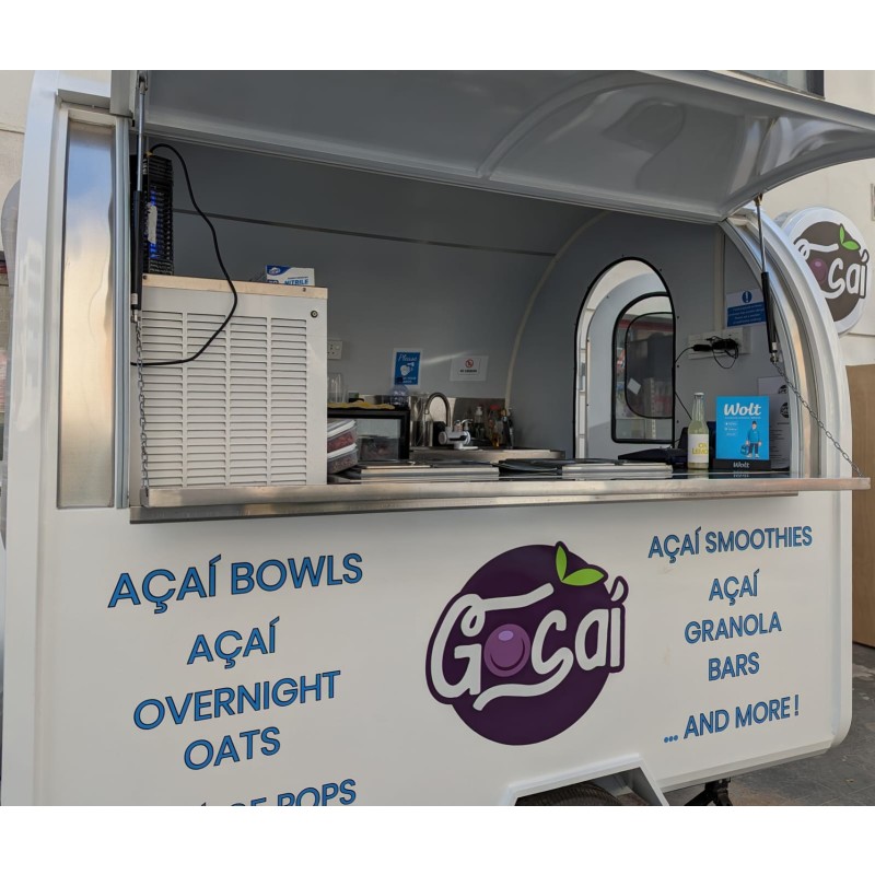 Food Cart Factory - Multifunctional Stainless Steel Tricycle Hot Dog Cart