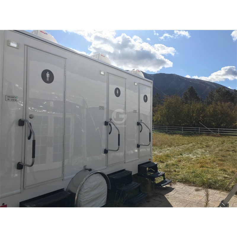 Restroom Trailer Factory - Movable Customized Prefab Mobile Toilet