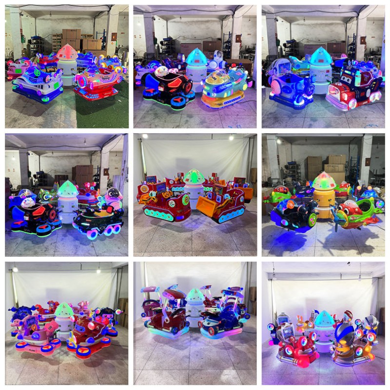 Playground Ride Manufacturer - Portable Multi Seat Merry Go Round