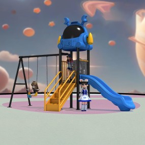 Playground Set Supplier - Commercial Grade Swing Slide Adventure Set