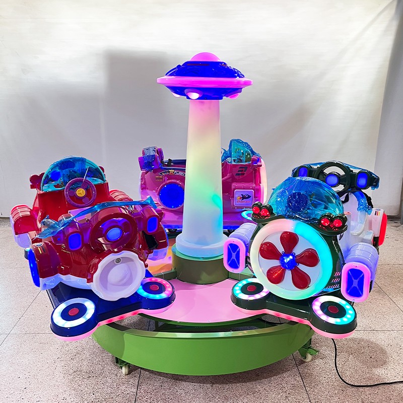 Carousel Manufacturer - 3 Seat Revolving Music Playground Equipment