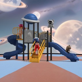 Outdoor Playground Manufacturer - Kindergarten Eco Friendly Plastic Slide