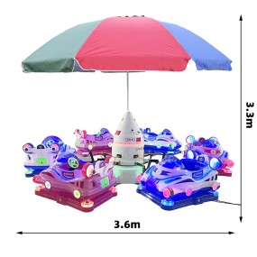 Musical Carousel Supplier - Outdoor Amusement Park 6 Seat Kids Ride