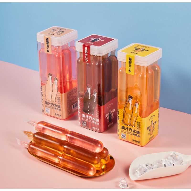 Cola Flavored Fruit Juice Chicory Popsicle Water Packaged in Boxes