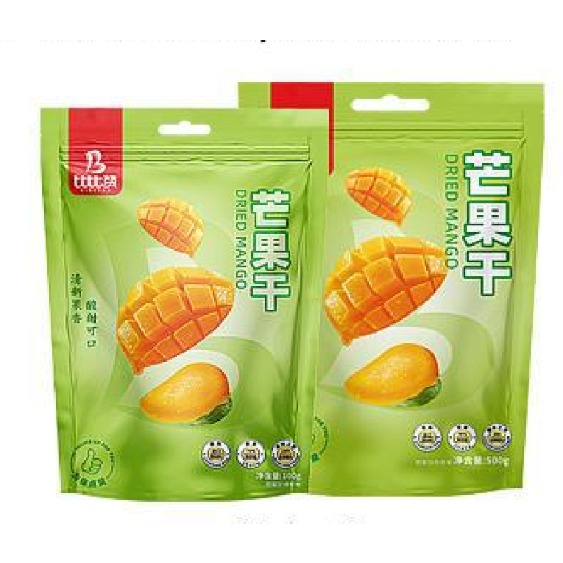 Bibi Zan Office Snacks Internet Famous Sweet Dried Mango Soft Candied Fruit Jerky in Bag Satisfying Cravings