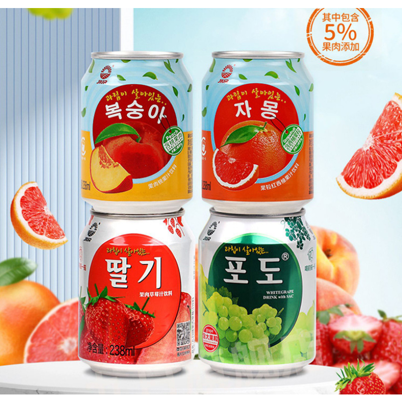 Nine Day Chicory Grapefruit Juice Beverage Packaged in Bottle