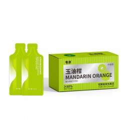 Jade Oil Orange Oligopeptide Enzyme Puree Chicory Prebiotics with Box Packaging Oil-Infused Plum Juice Puree