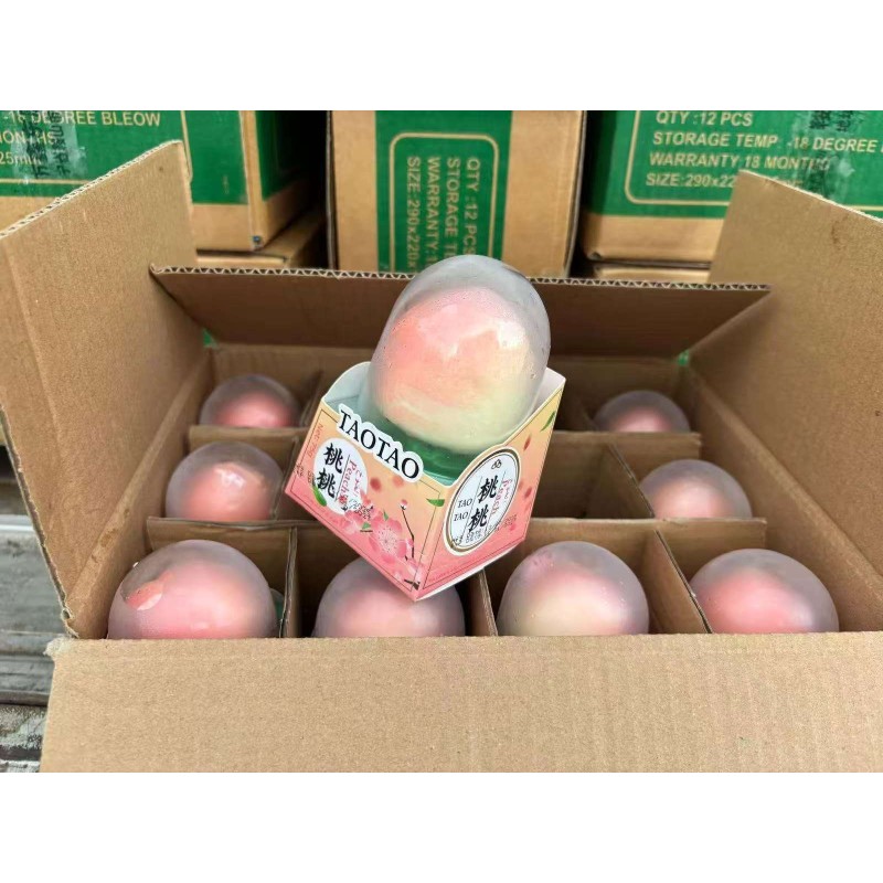 Natural 3D Grape Flavor Ice Cream with Jam Infusion Halal Certified OEM Global Hit Box Packaging