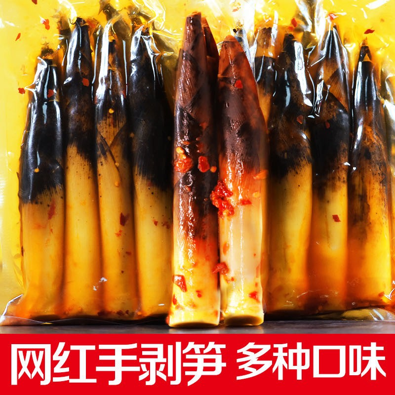 Open Bag Ready-to-eat Net Red Hand Pick Pickled Pepper Bamboo Shoots Casual Bamboo Shoots Snacks
