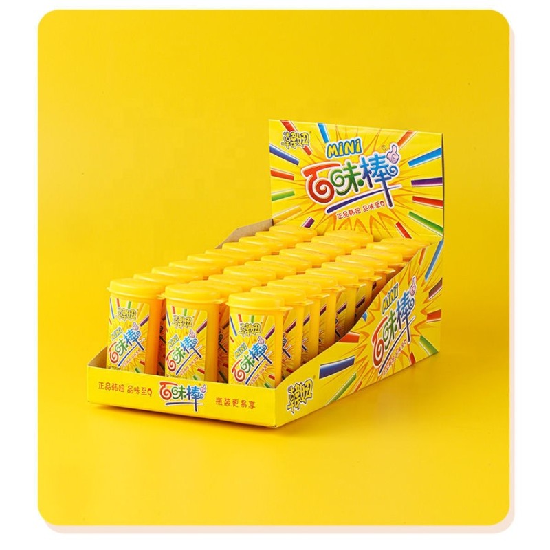 OEM/ODM Factory Wholesale Colourful Mixed Fruit Taste Straw CC Stick Powder Candy