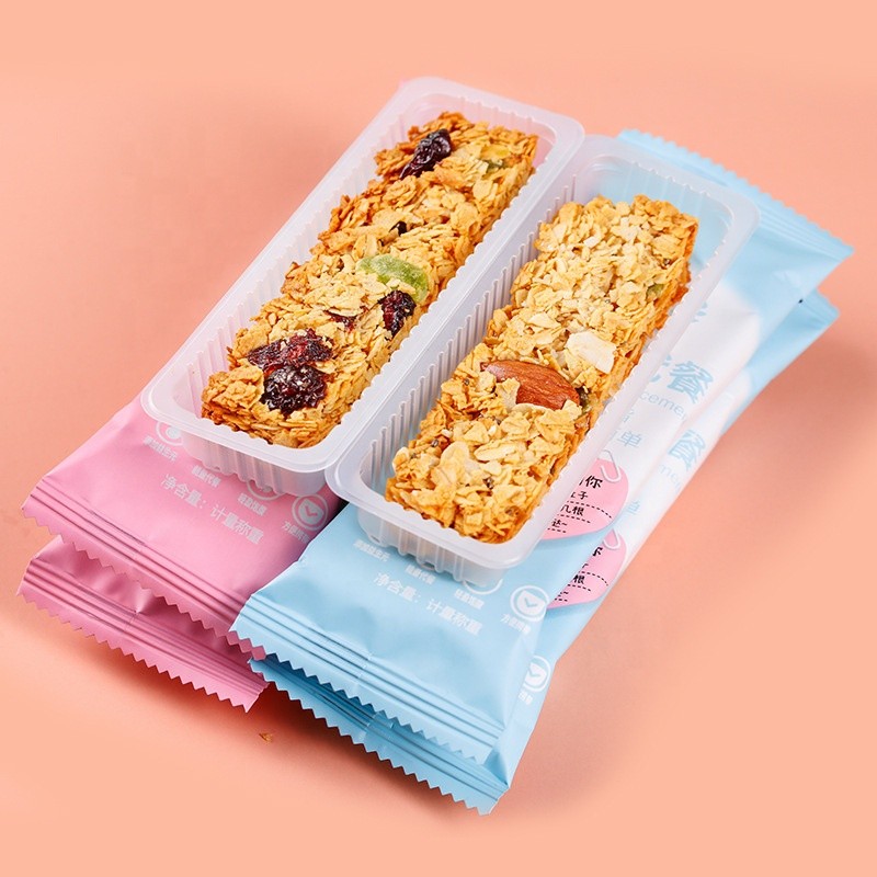 Probiotic Protein Cereal Bar Oatmeal Nut Fruit Energy Bar Meal Replacement Roughage Biscuits Satiety Foods