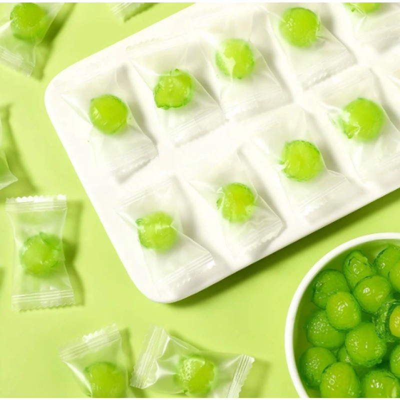 3D Skin-peeled Gummy Candy, Same As the Popular Online Star Version, with a Refreshing Lime and Mint Flavor