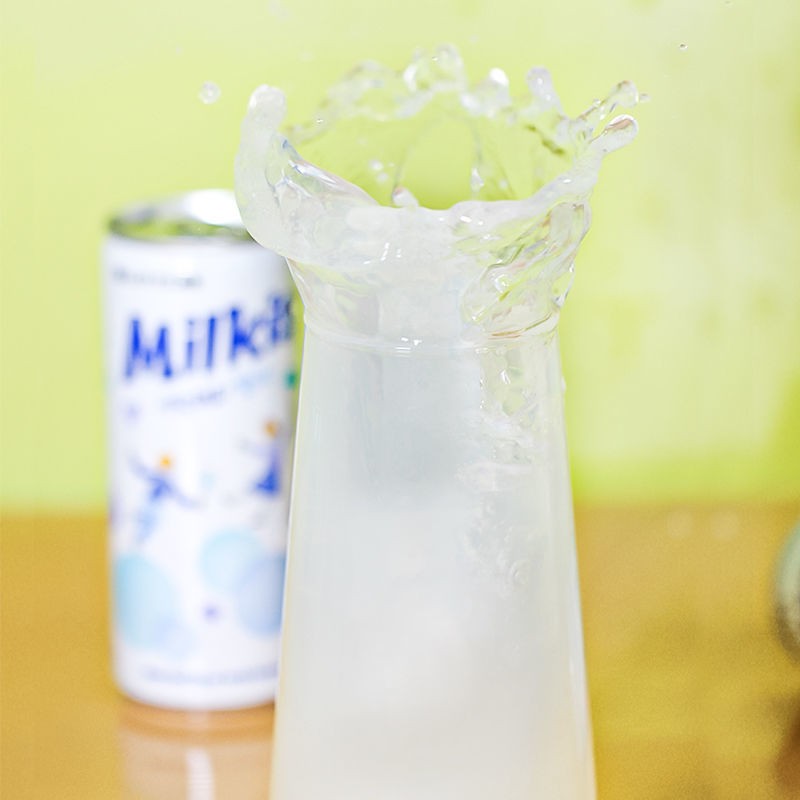 South Korea Imported Lotte Wonderful Kiss Milk-flavored Carbonated Drink 250ml Whole Box of Milk-flavored Soda