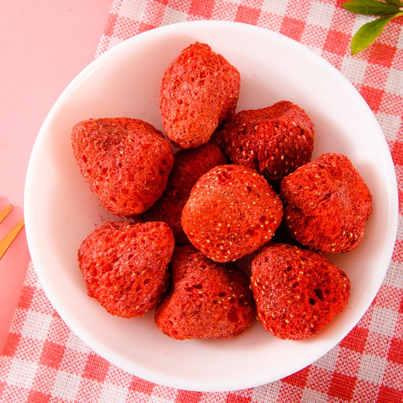 FD FD Freeze-dried Strawberry Snowflake Crisp Nougat Baking Ingredients Strawberry Crisp