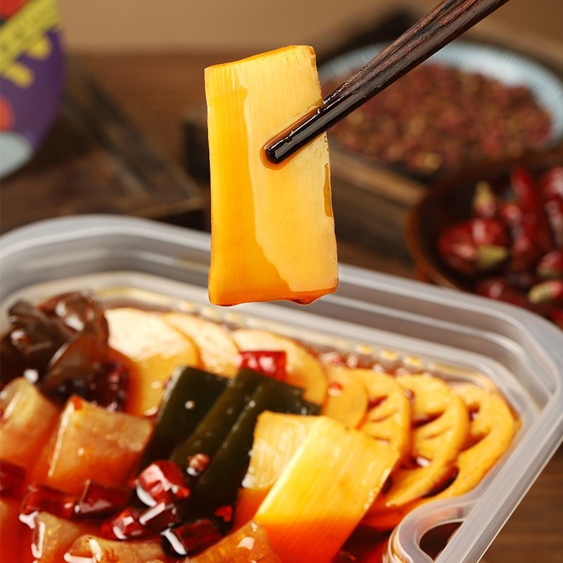 Laweike Simida 240g Wholesale Spicy Flavor Meal Self Heating Vegetables Instant Hot Pot Food