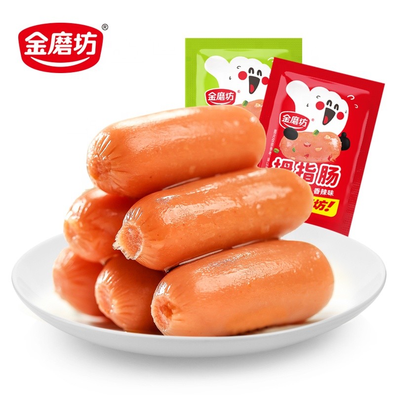 Golden Mill Thumb Sausage Meat Jujube Grilled Sausage Ready-to-eat Sausage Meat  Internet Celebritysnack