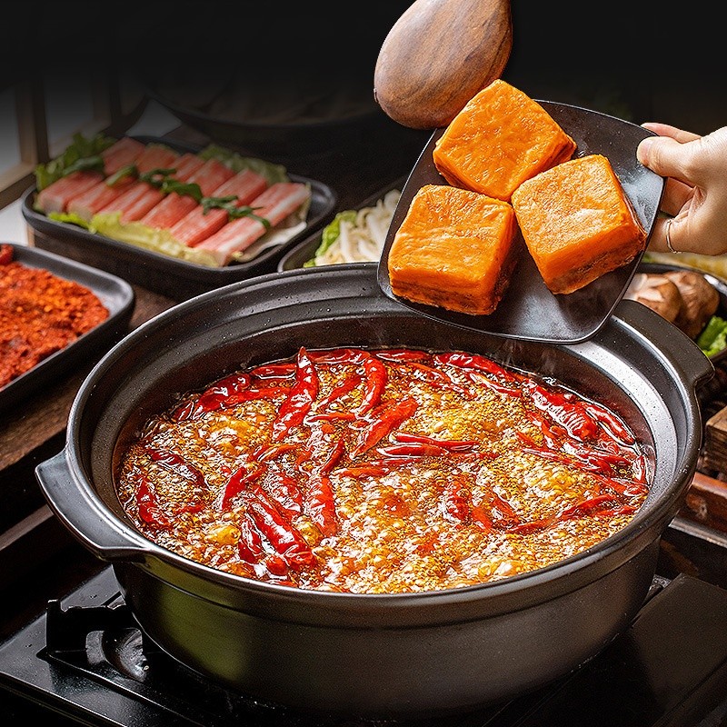 Factory Wholesale Sichuan-Style Hot Pot Bottom Material for Hotpot Usage 200g