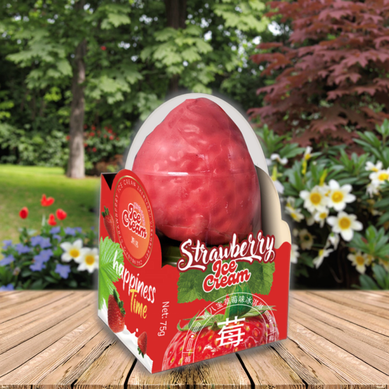 Best-selling Models of Fruit Ice Cream Peach mango Strawberry Raspberry Apricot Professional Customized 3DPackaging Ice Cream