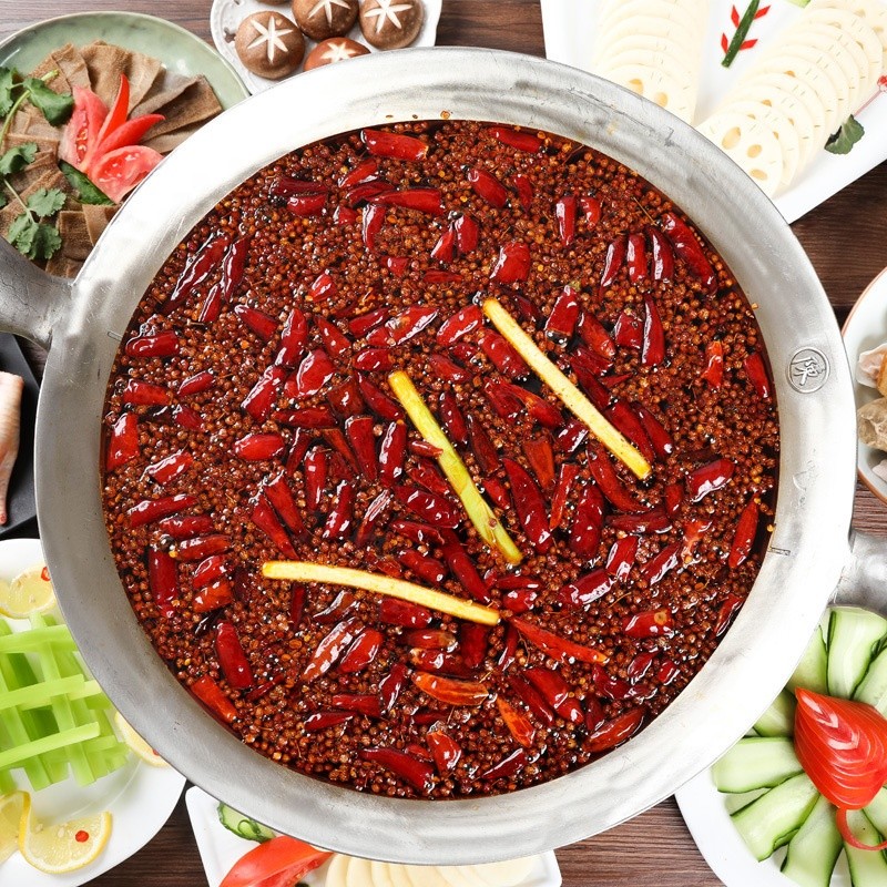 Factory Wholesale Sichuan-Style Hot Pot Bottom Material for Hotpot Usage 200g