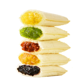 Low Fat Pineapple Fruit Pieces Fruit Flavored Pocket Bread Sandwich Toast Bread Pastry Cake Snacks Wholesale Full Box