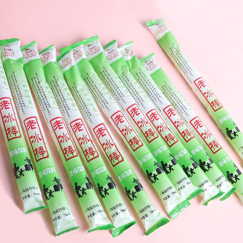 Old Popsicle Crushed Ice 78ml Per Stick Mixed Flavors Nostalgic Snacks with Milk Additives Packaged in Bag