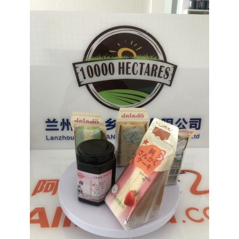 Fresh Style Triangle Barley & Wheat Cheese Cake Packaged in Bag