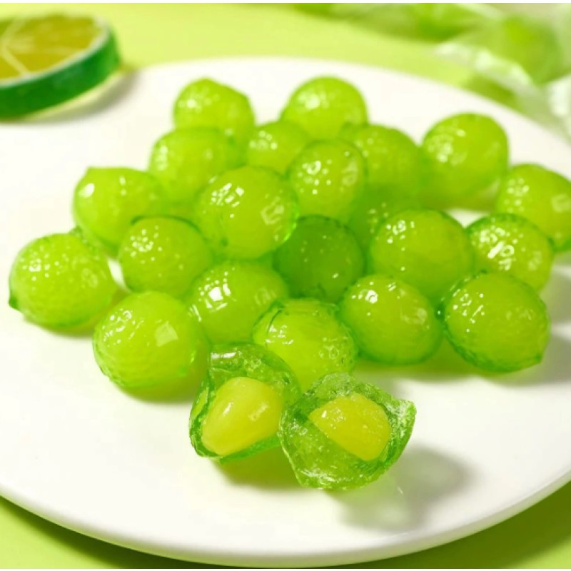 3D Skin-peeled Gummy Candy, Same As the Popular Online Star Version, with a Refreshing Lime and Mint Flavor