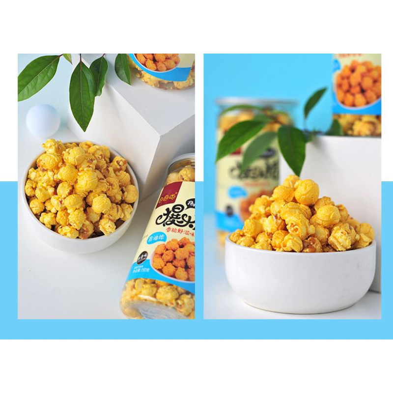 Milk-flavored Popcorn Small Snacks for Students and Children Community Night Market Stalls Milk Tea Shop KTV Wholesale