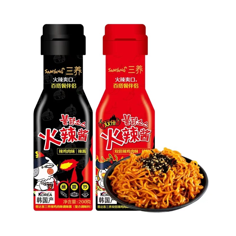 Double Spicy Korean Buldak Sauce Hot Chicken Flavor Sauce  Premium Chilli Sauce