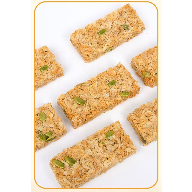 Nut Oat Crispy Energy Protein Bar Low Satiety Sucrose Free Fat Coarse Grains Instant Adult Meal Replacement Made in China