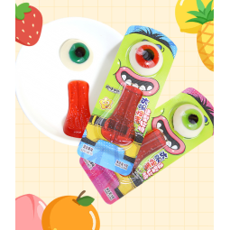 Big-eyed Monster Tongue Candy Fruit-flavored Gummy Halloween Candy Fun Snacks