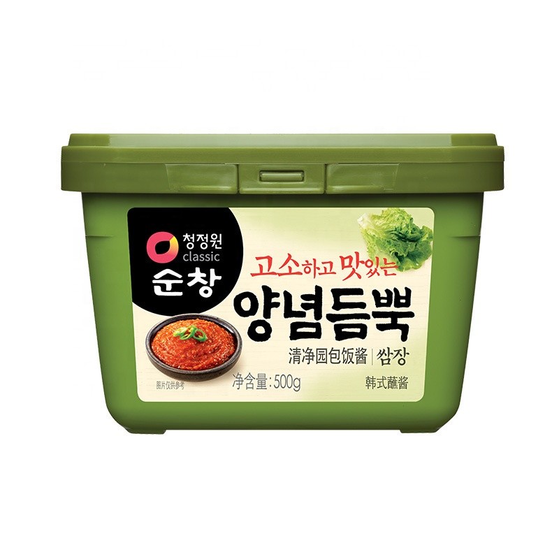Clean Garden Rice SauceKorean Garlic Hot SauceKorean Barbecue Dipping SauceRice SauceLettuce Barbecue Dipping Sauce