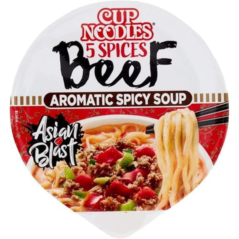 YIJIA Gamba Chicken and Veal Flavor for Cup Noodles 3x67grs Instant Handmade Packaged Noodles
