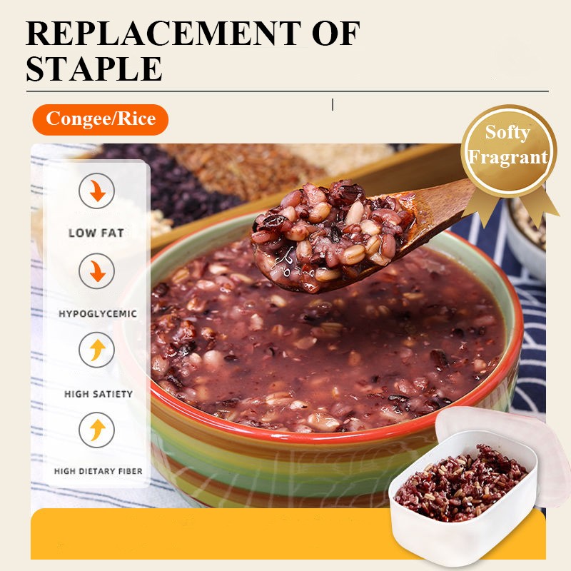 Low-fat Fitness Seven-Color Brown Rice Mixed Grain Rice Coarse Cereal Grain Staple Treasure Porridge