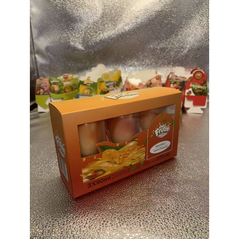 Halal Certified Mango Flavor Ice Cream Popular Fruit-Flavored in Box Packaging
