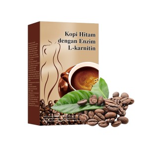 L-Carnitine Sweet Instant Coffee Black Chocolate Flavor Sugar-Free Powder Form for Slimming for Foreign Trade Box Packaging Bag