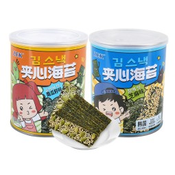 Sandwich Seaweed 40g Pumpkin Seed Sesame Flavor Ready to Eat Seaweed Canned Snack
