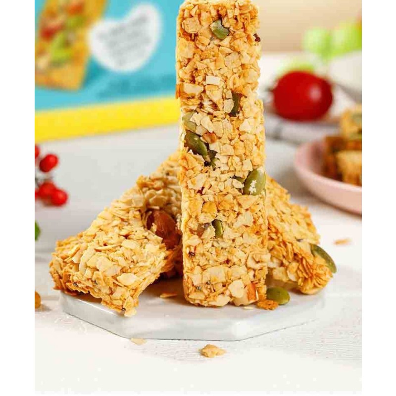 Dietary Fiber Nut Fruit Cereal Bars Biotin Add Meal Replacement Cereal Bars Satiety Foods