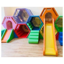 Soft Play Equipment Manufacturer - Hot Sale Honeycomb with Slide