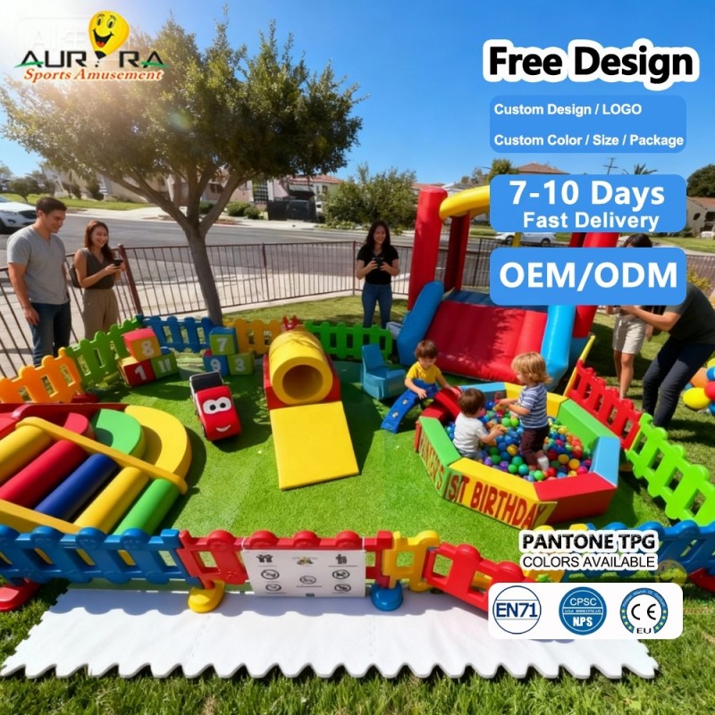 Soft Play Equipment Manufacturer - Colorful Set Play Mat Furniture