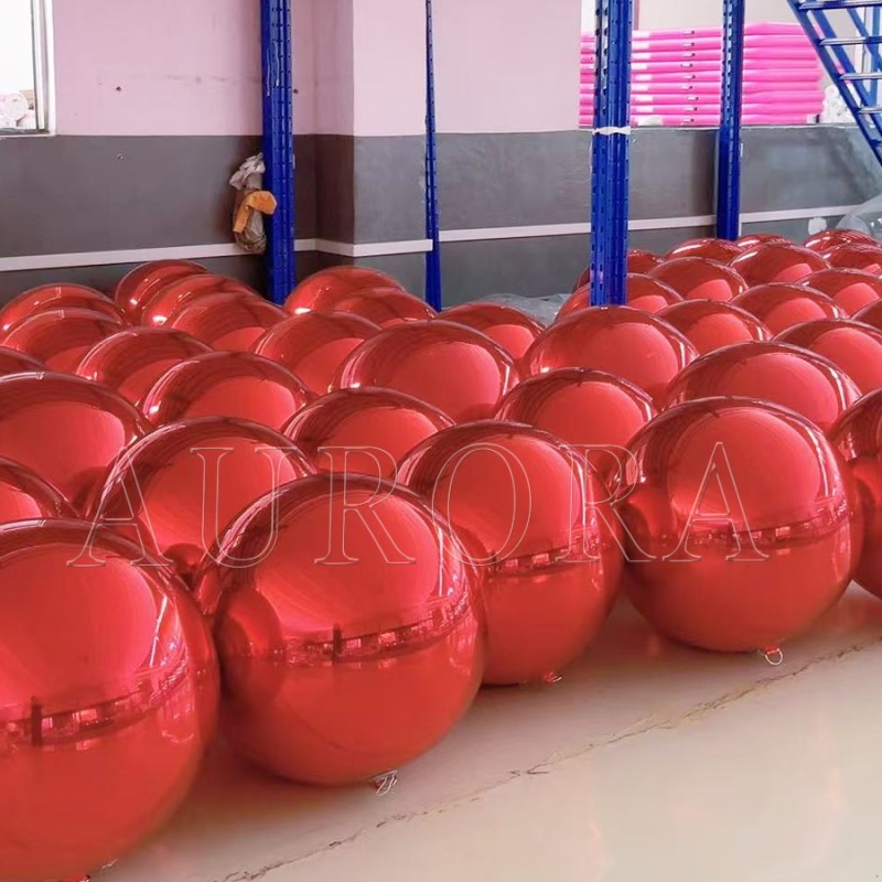 Inflatable Globe Supplier - Gold Large Mirror Sphere Air Sealed