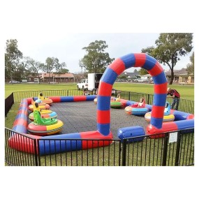 Race Track Factory - Outdoor Bumper Car Speedway Inflatable Go Kart