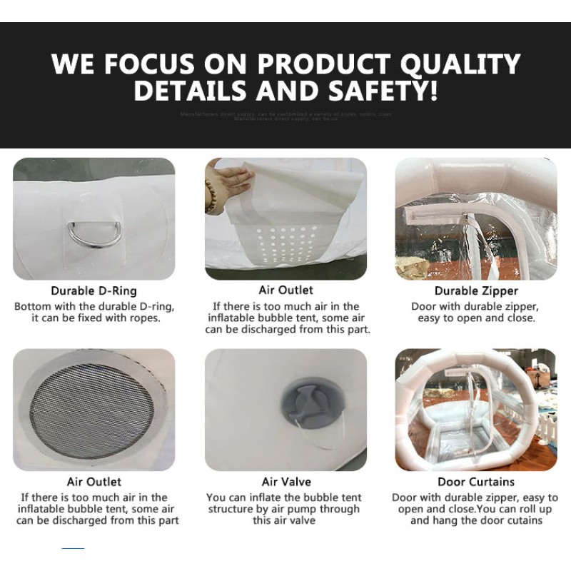 Bubble Tent Manufacturer - Commercial Clear Bubble Tent Inflatable