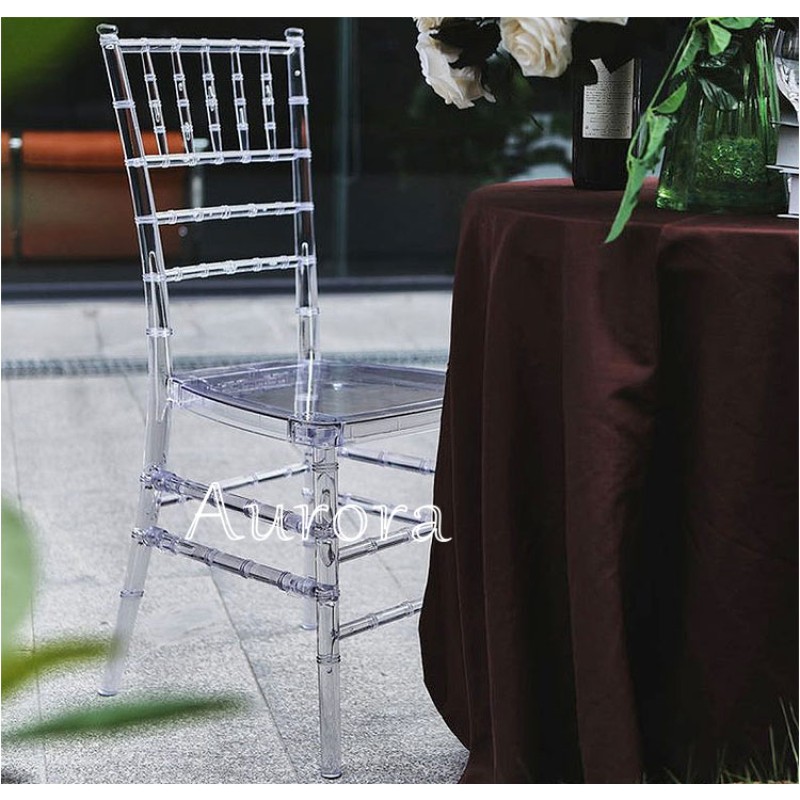Party Chair Factory - Rental Plastic Crystal Clear Wedding Chair