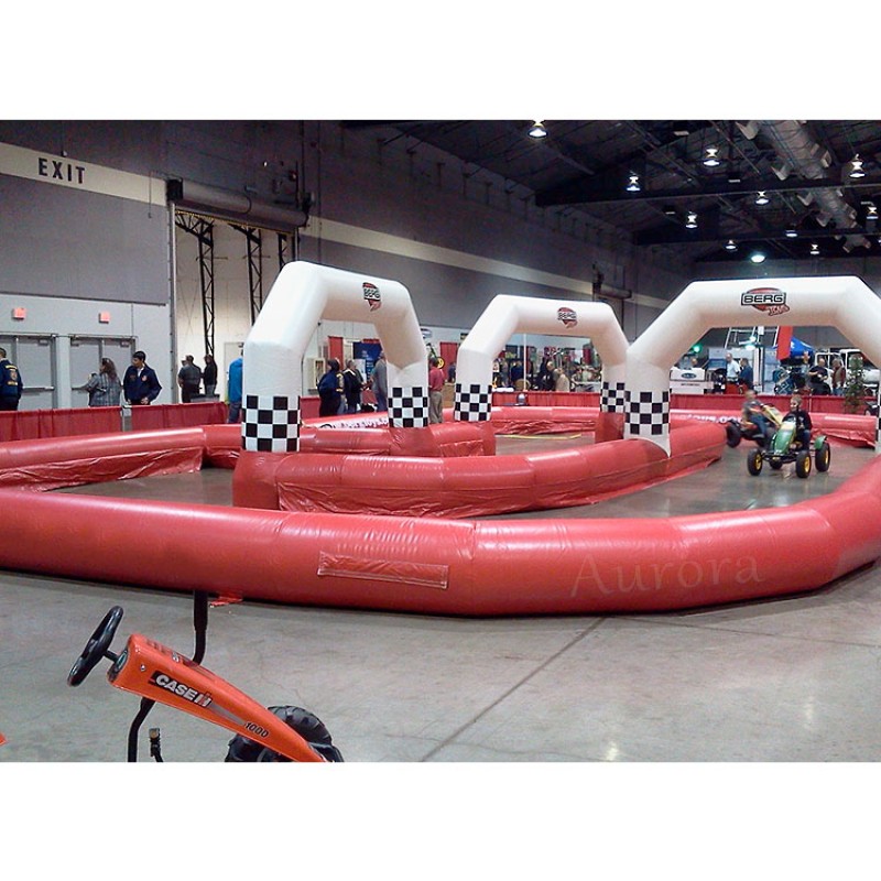Race Track Manufacturer - Popular Inflatable Track for Bumper Cars